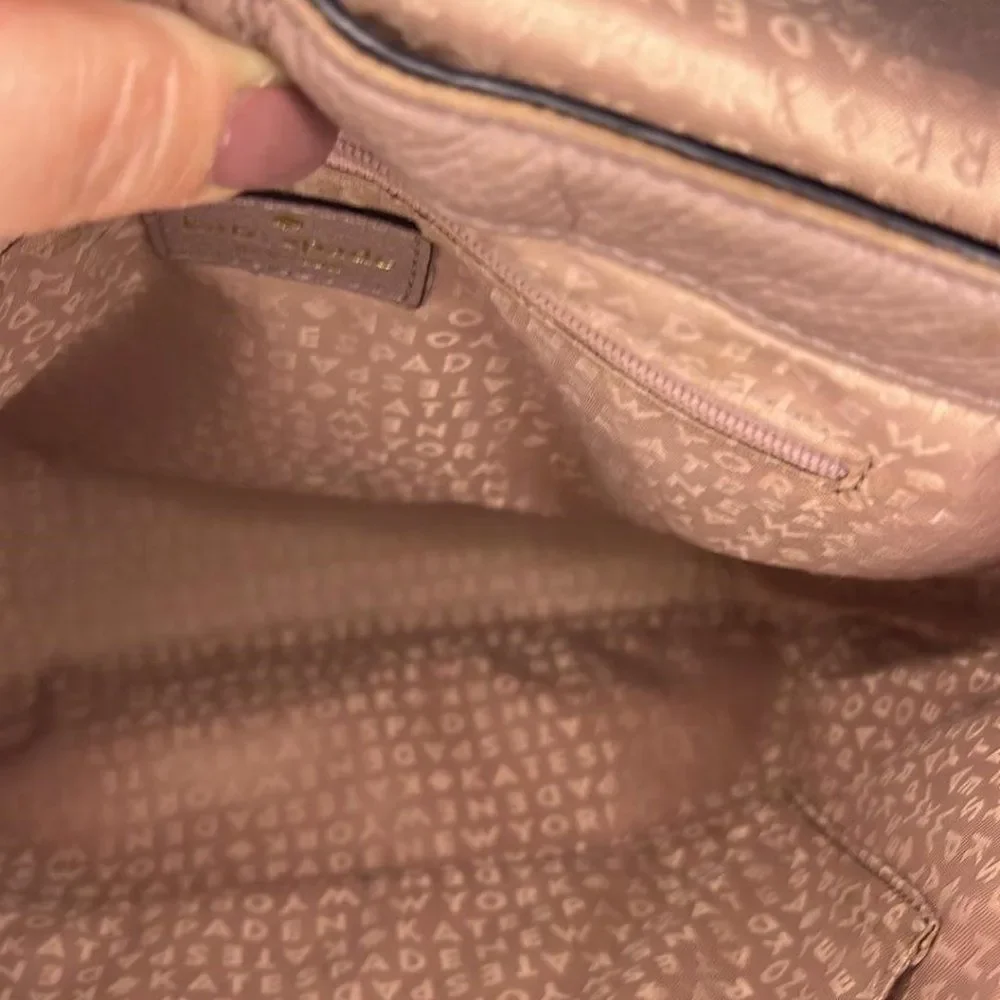 Kate Spade Alecia Mulberry Street Porcini Satchel - GUC - Picture 8 of 9